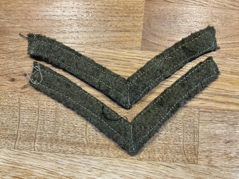 WW1/2 Lance Corporals rank chevrons. — image 2