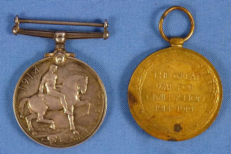 WWI Canadian Pioneer Battalion Posthumous Medals and Death Plaque Group — image 5