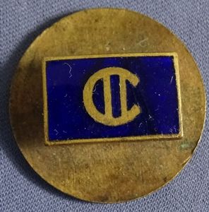 WW1 2nd Canadian Division CEF 'Lest We Forget' Veterans Lapel Badge
