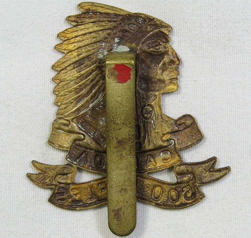 WWI Canada 51st Soo Rifles Cap Badge — image 2