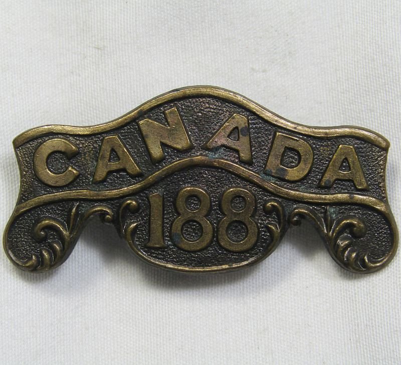 WWI 188th Canada Shoulder Title