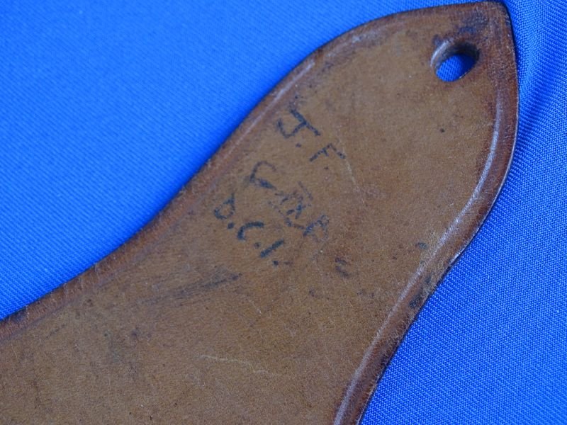 1928 Dated Canadian Waist Belt with Snake Buckle — image 5