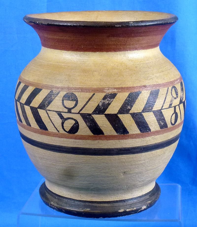 WWII German Prisoner of War Clay Pot from Camp Opelika, Alabama — image 2