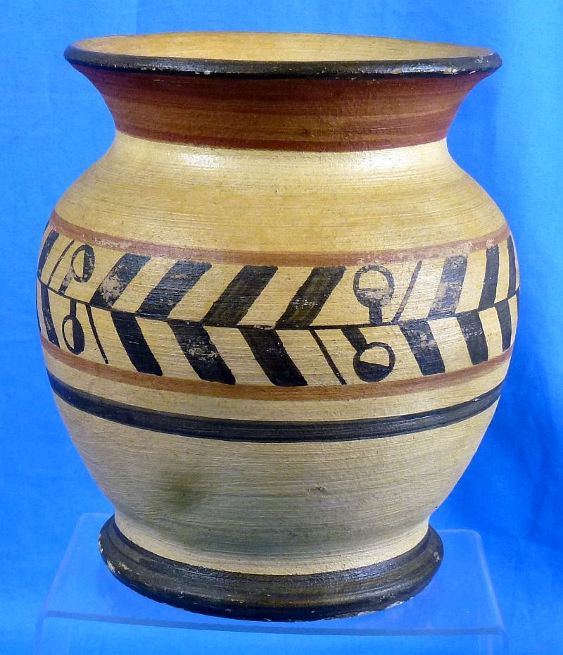 WWII German Prisoner of War Clay Pot from Camp Opelika, Alabama — image 3