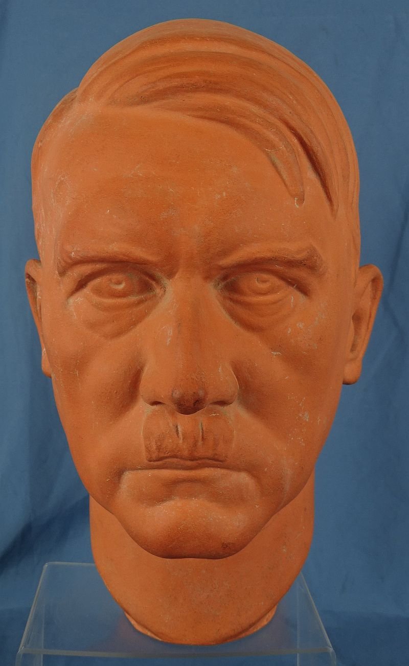 Large Adolf Hitler Tera Cotta Bust by Ernst Seger — image 2