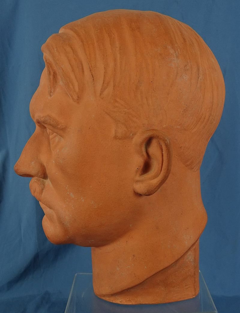 Large Adolf Hitler Tera Cotta Bust by Ernst Seger — image 5