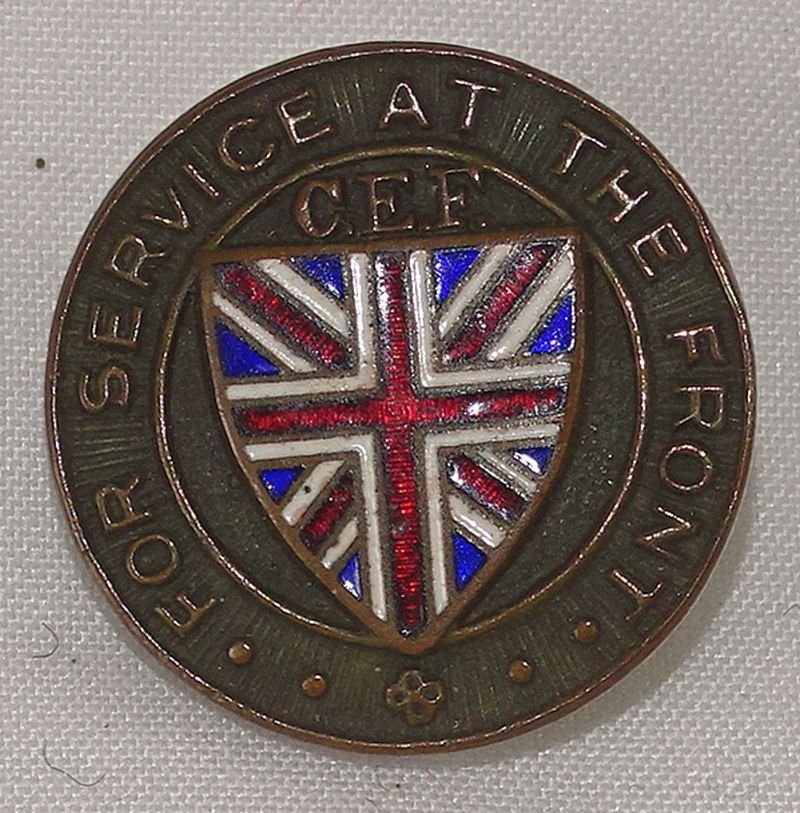 Identified WWI 13th Battalion Black Watch Royal Highlanders of Canada Uniform, Painted Combat Helmet, and Medals Trunk Group — image 40