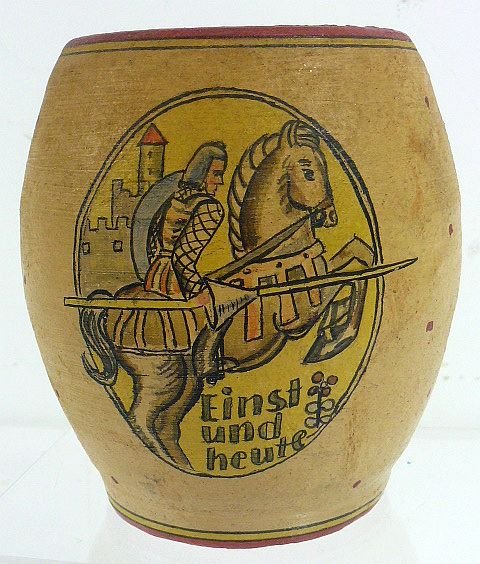 Pottery Mug Made by a German Prisoner of War in Alabama