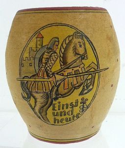 Pottery Mug Made by a German Prisoner of War in Alabama