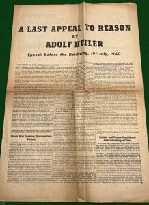 A Last Appeal to Reason Propaganda Leaflet