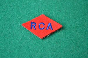 Royal Canadian Artillery.