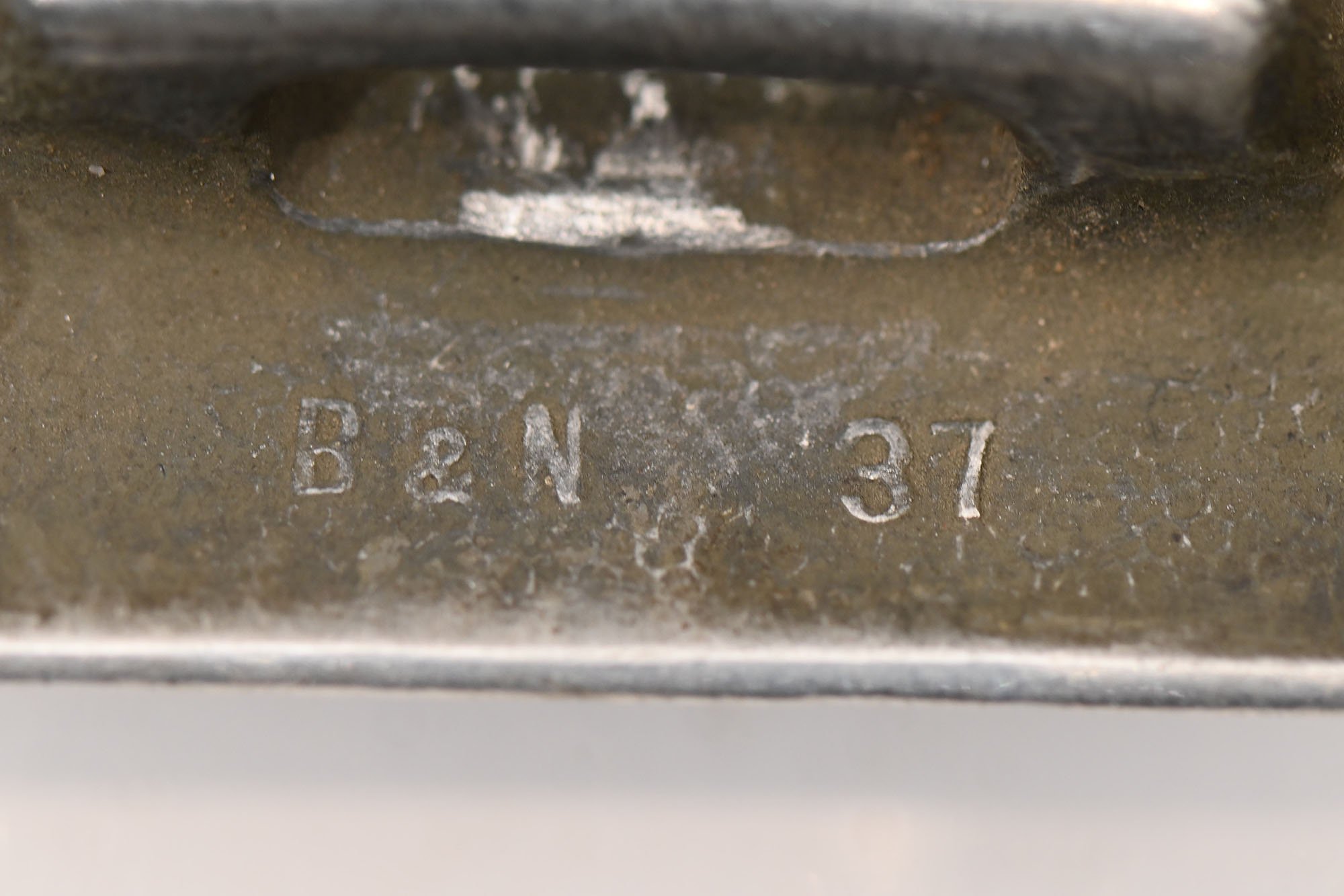 Aluminum Wehrmacht belt lock. B&N 1937