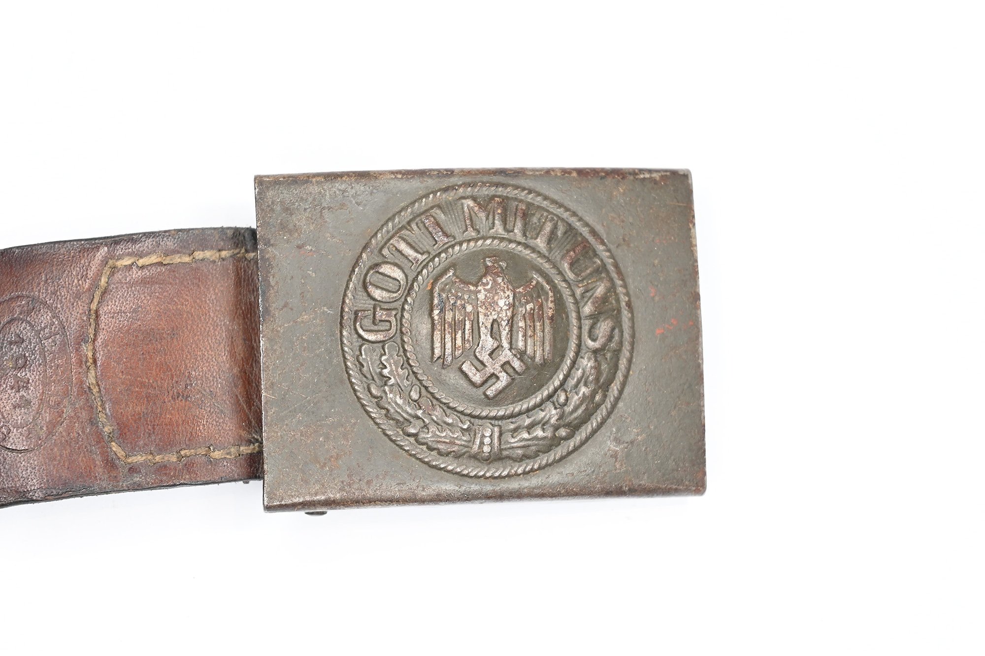 wehrmacht steel belt buckle h Arld 1941