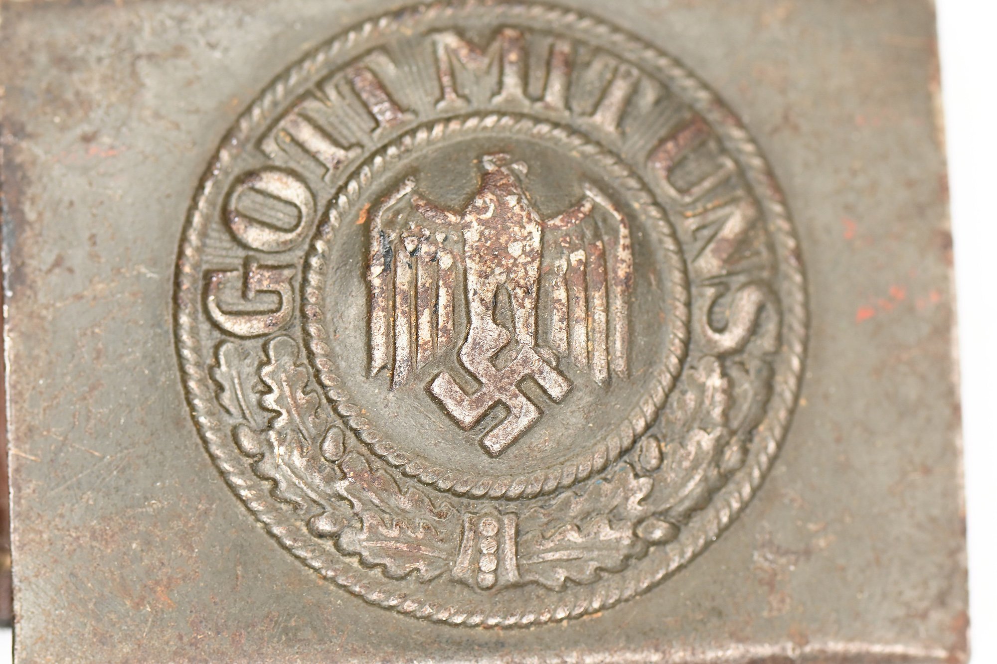 wehrmacht steel belt buckle h Arld 1941