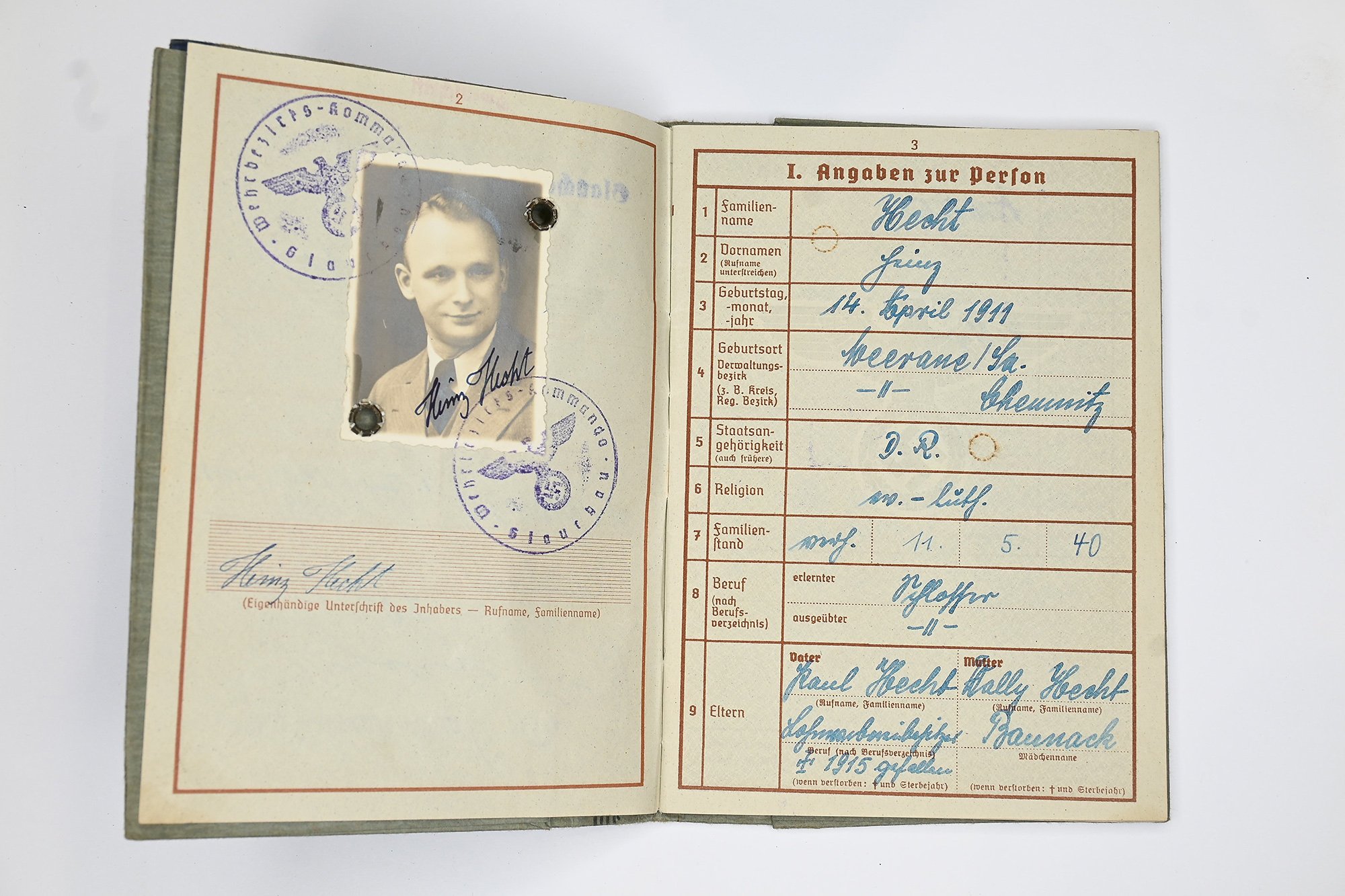 Panzergrenadier Heinz Hecht lot