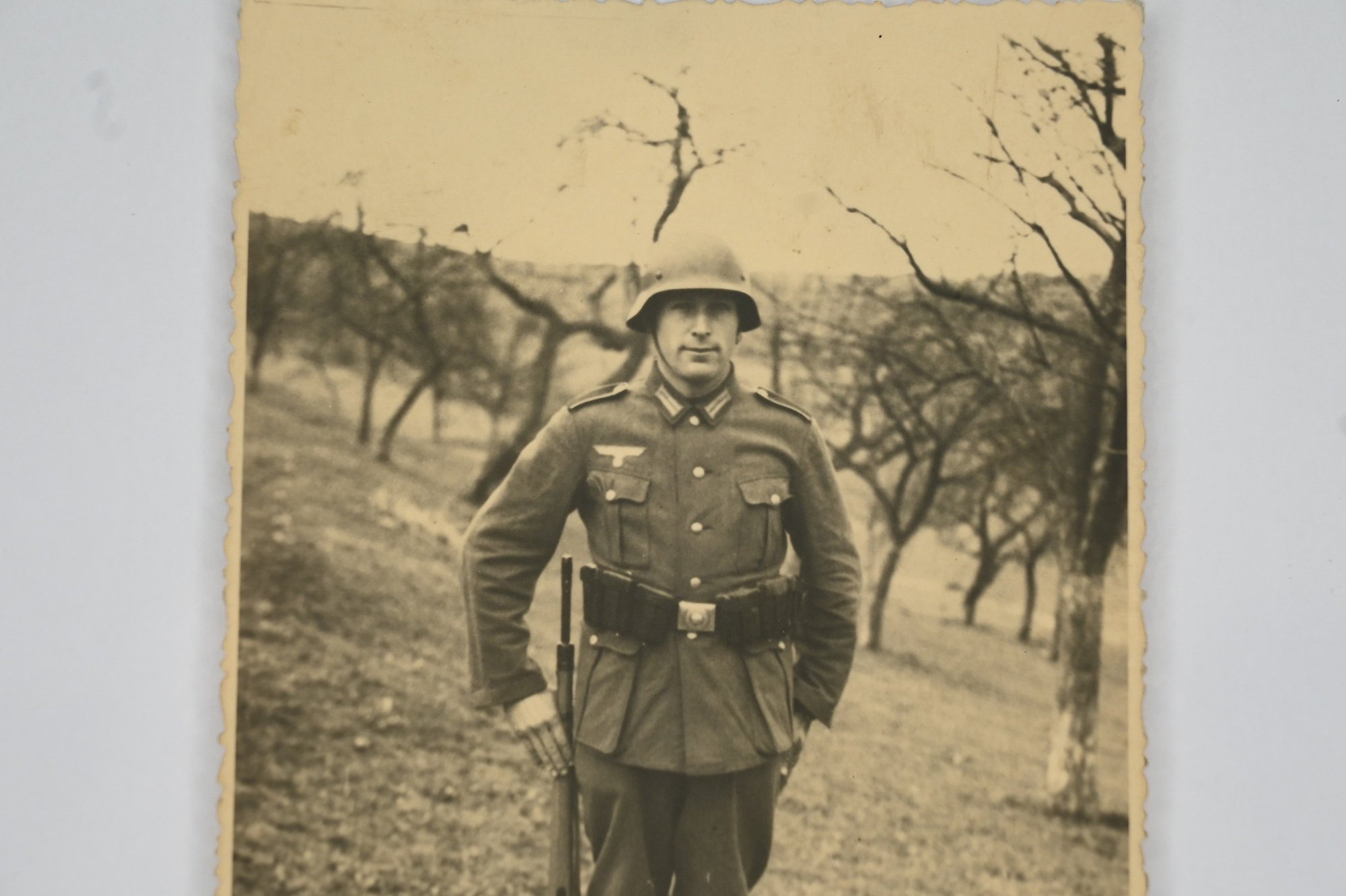 Field Post card Wehrmacht soldier with K98