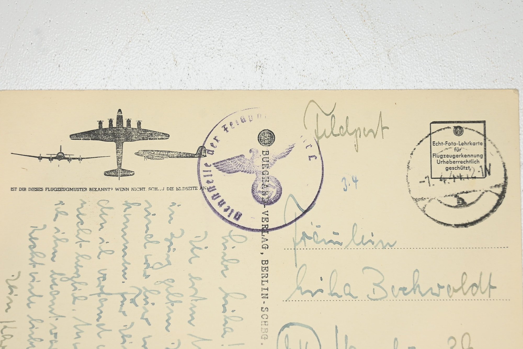 Field Post card. FW200 Condor.