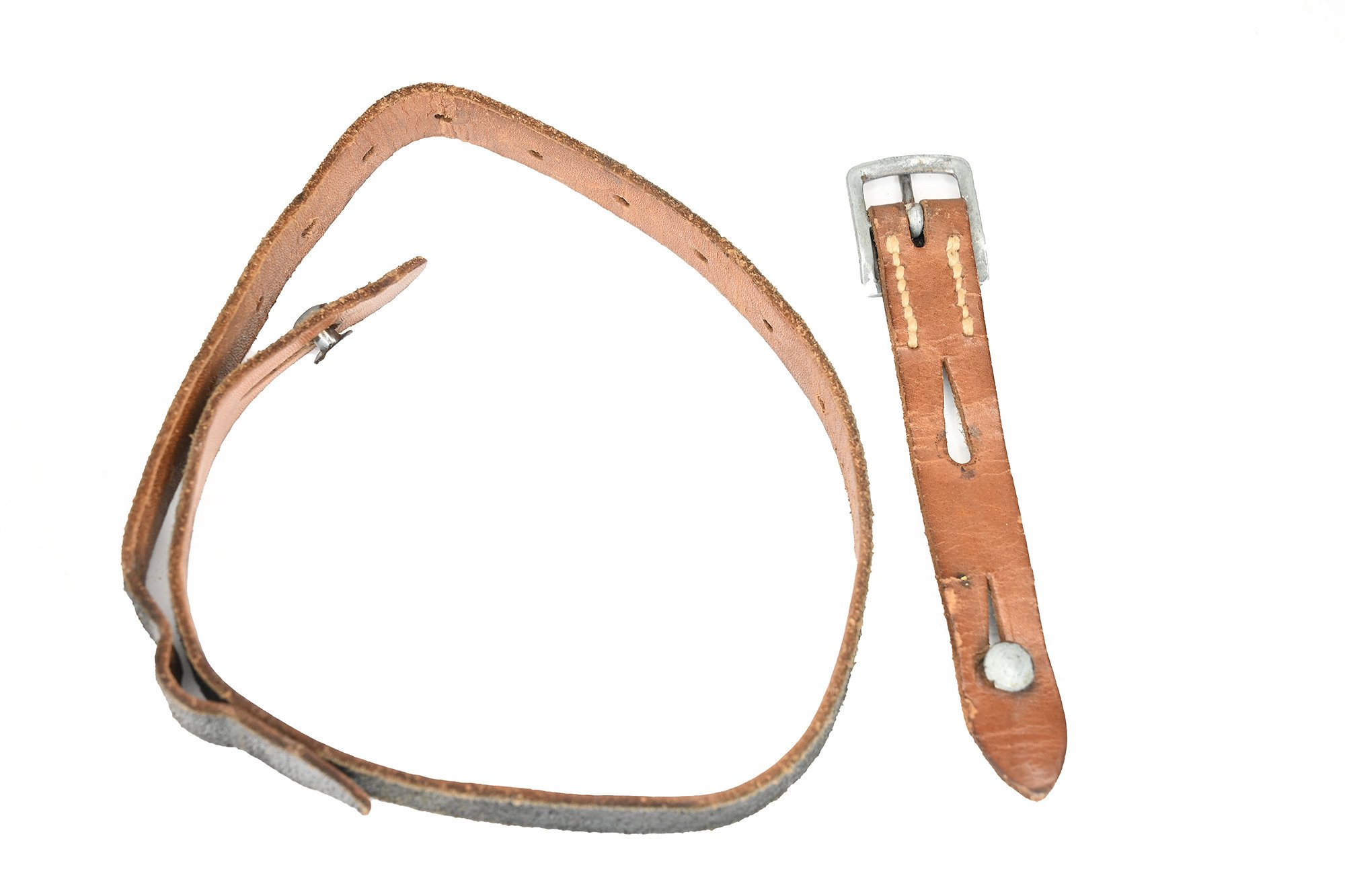 late war german helmet chin strap rf numbered