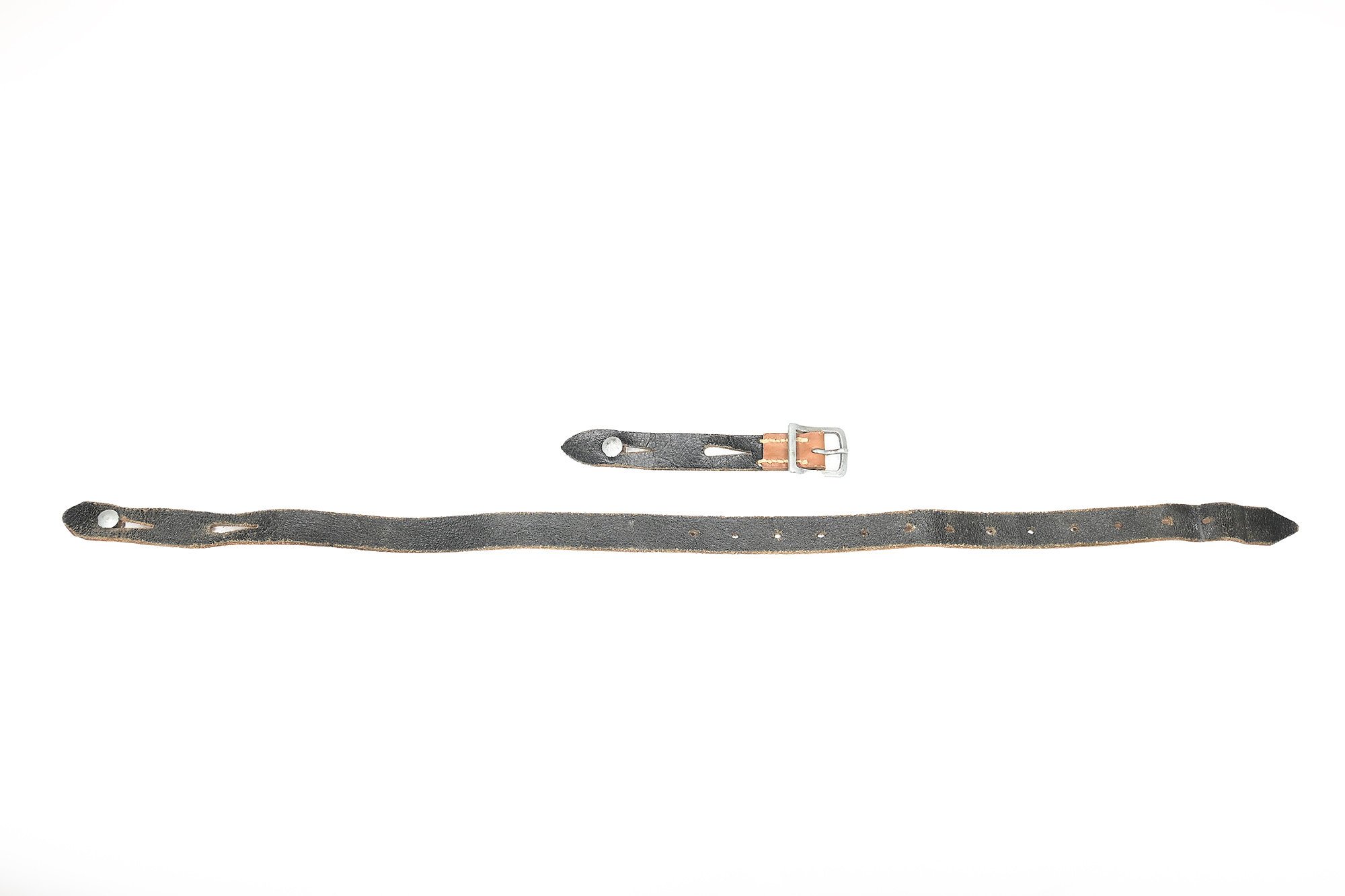 late war german helmet chin strap rf numbered