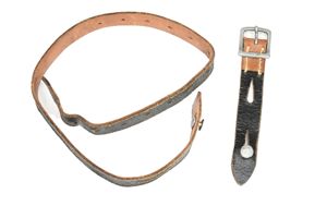 late war german helmet chin strap rf numbered