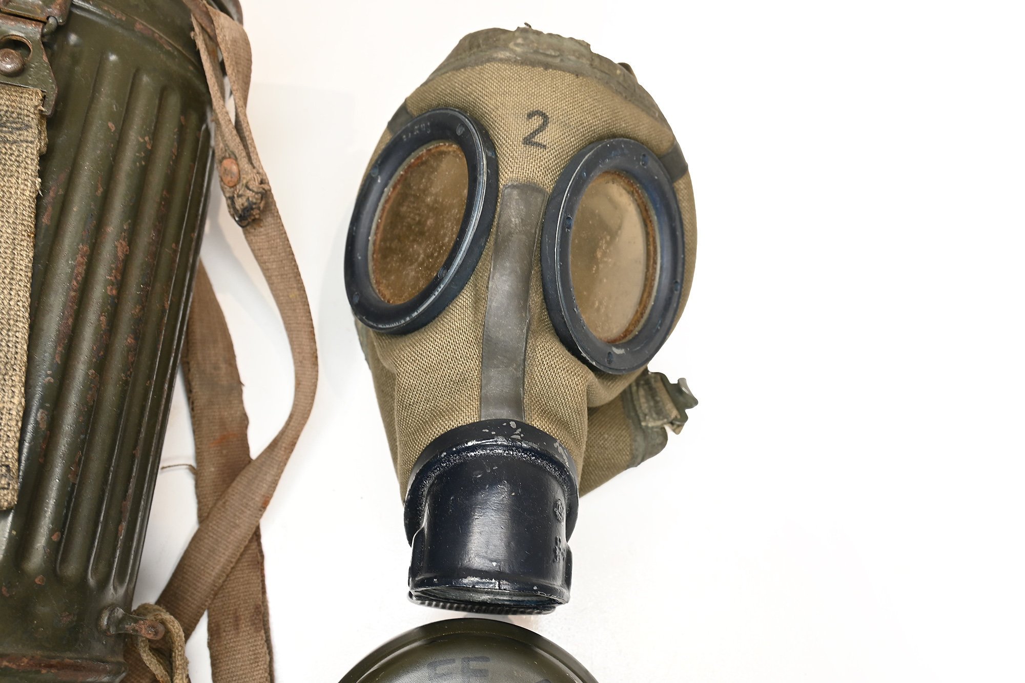 German gas mask set