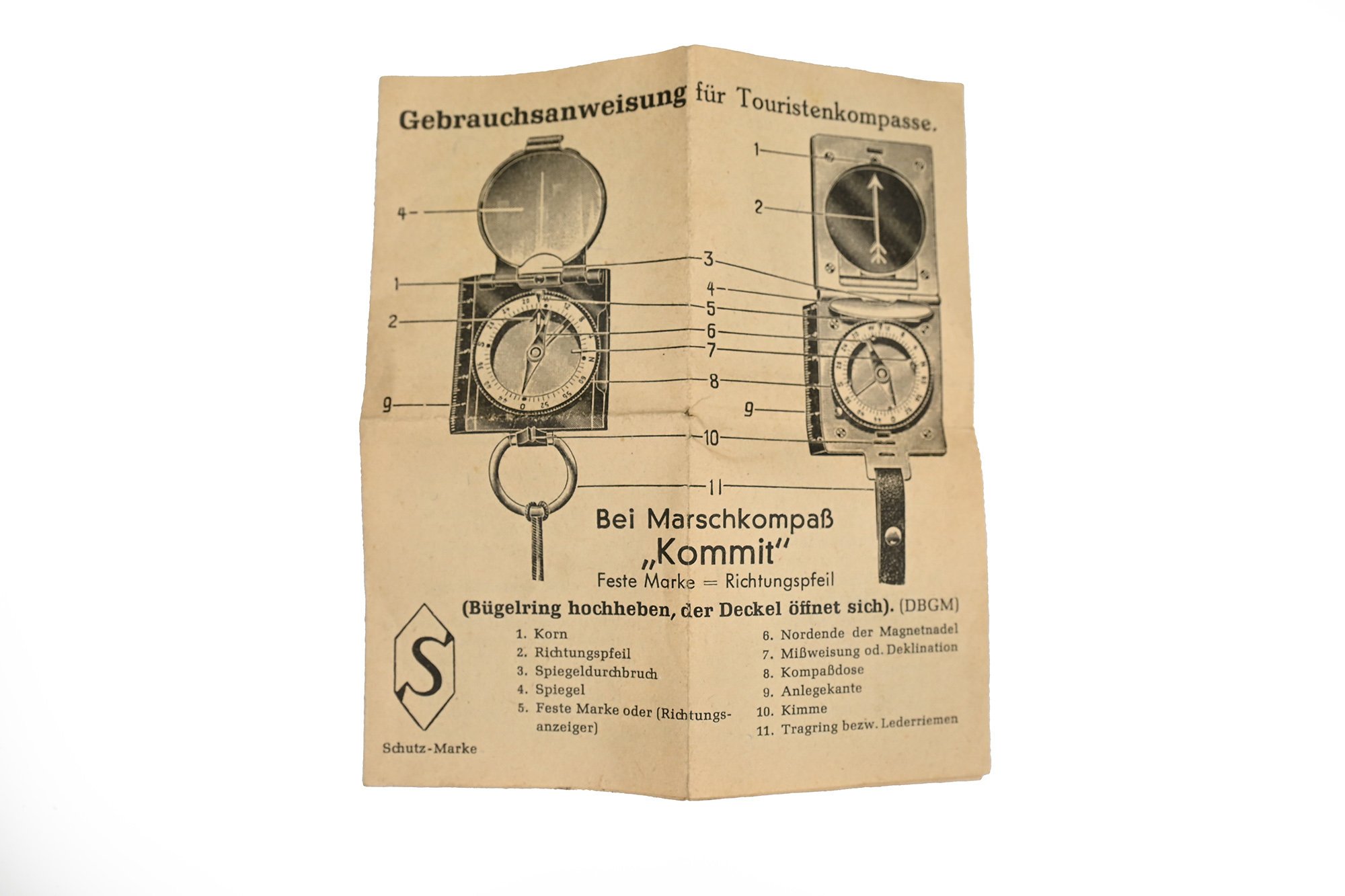 German Mars compass