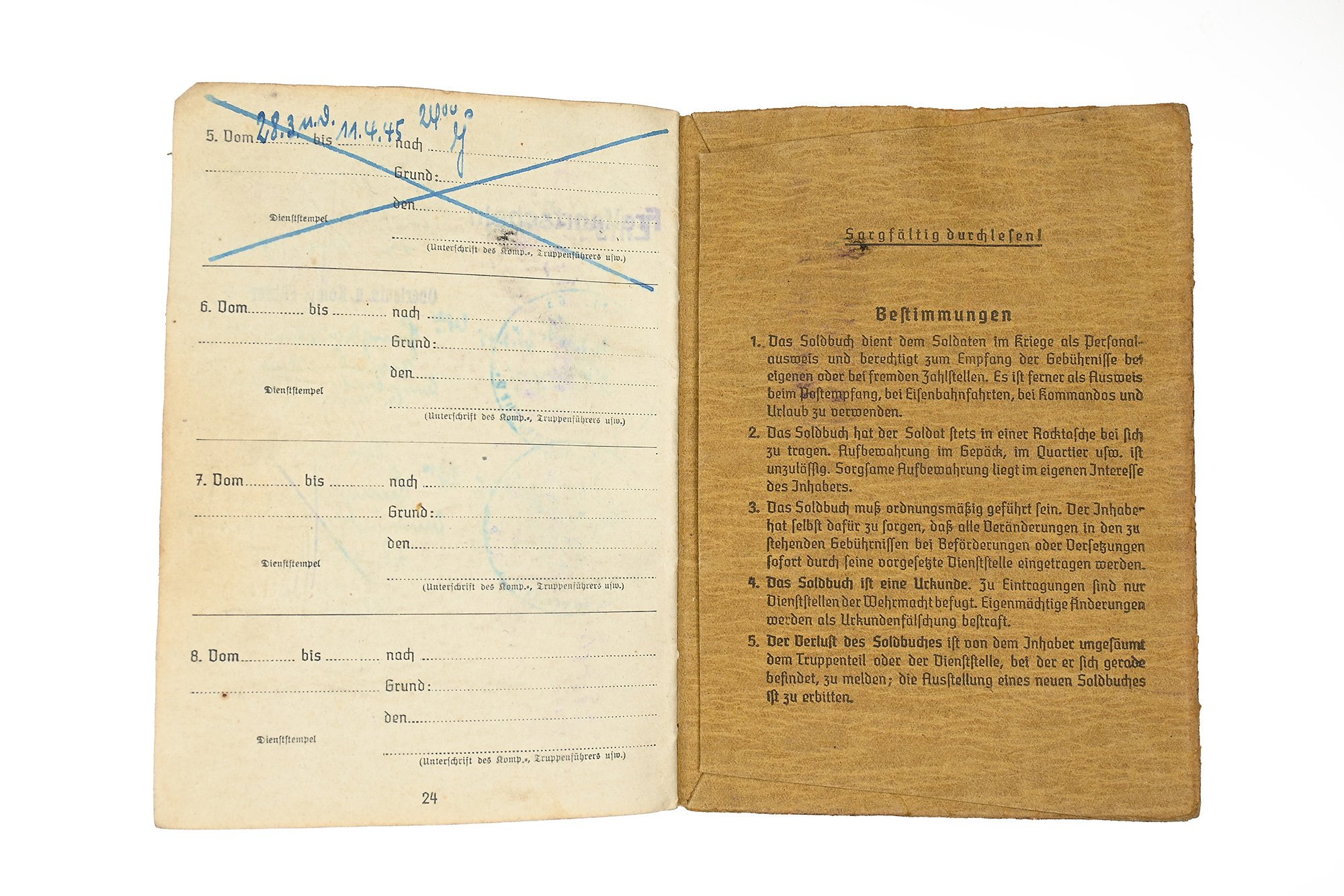 soldbuch grenadier Able Have