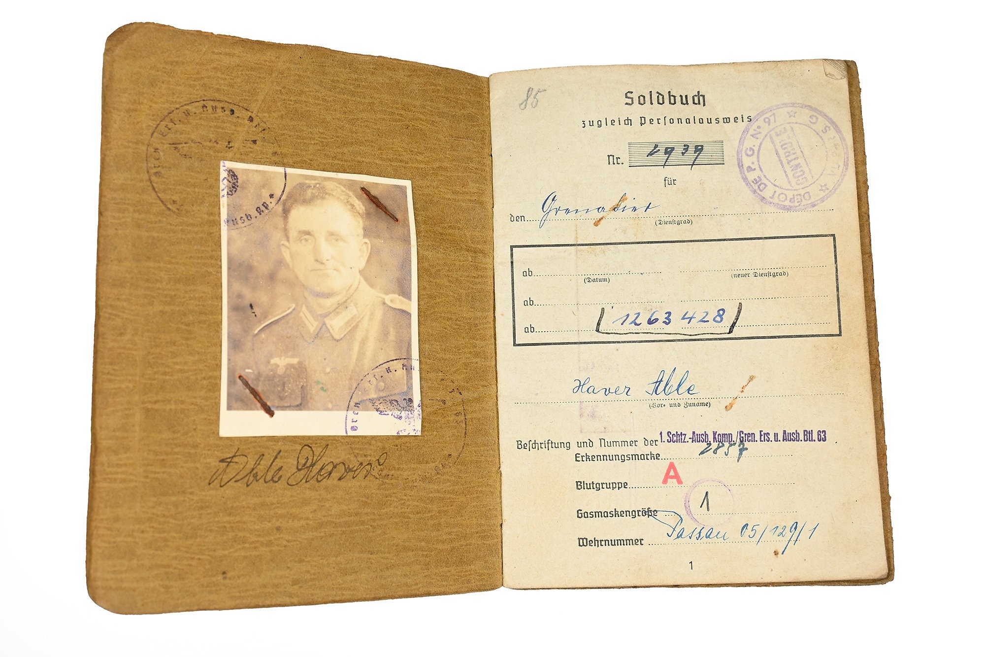 soldbuch grenadier Able Have
