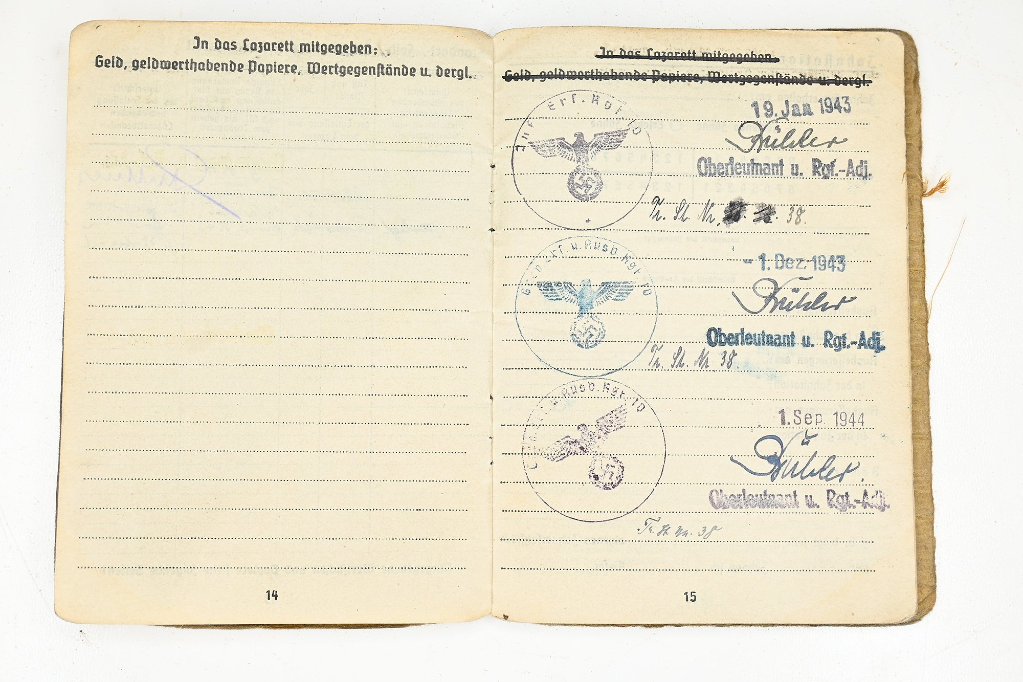 soldbuch Georg Schaeff