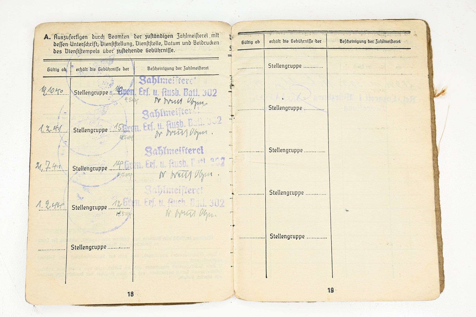 soldbuch Georg Schaeff