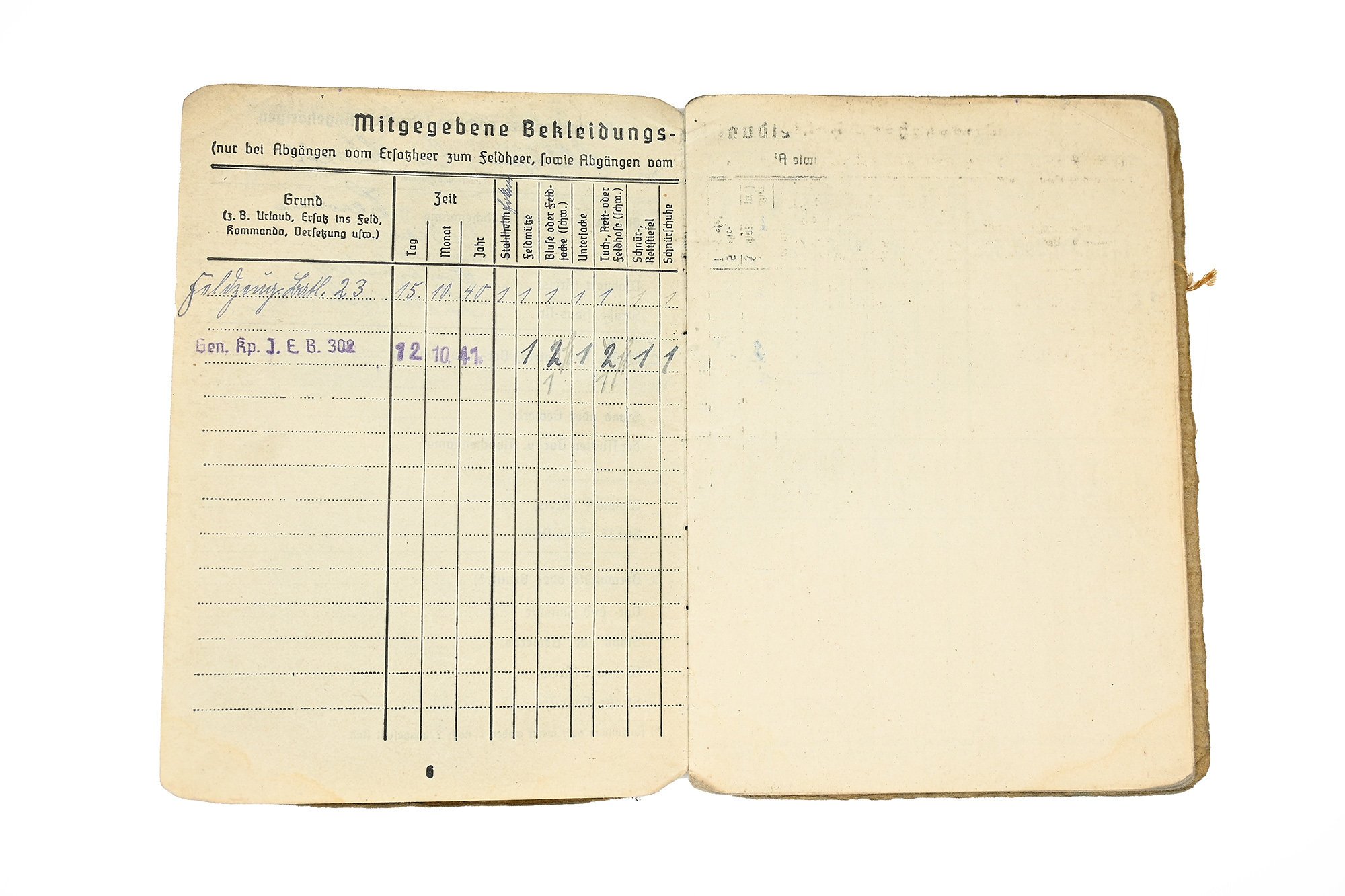 soldbuch Georg Schaeff