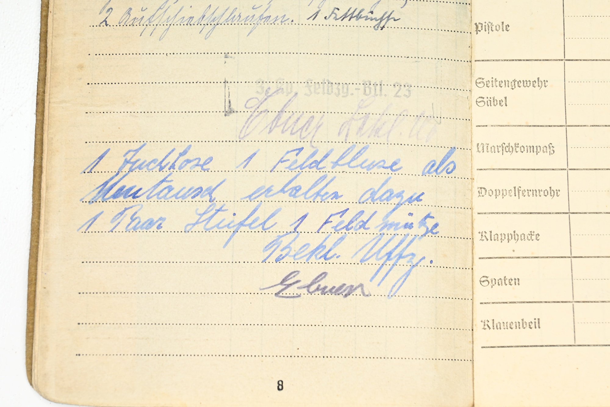 soldbuch Georg Schaeff