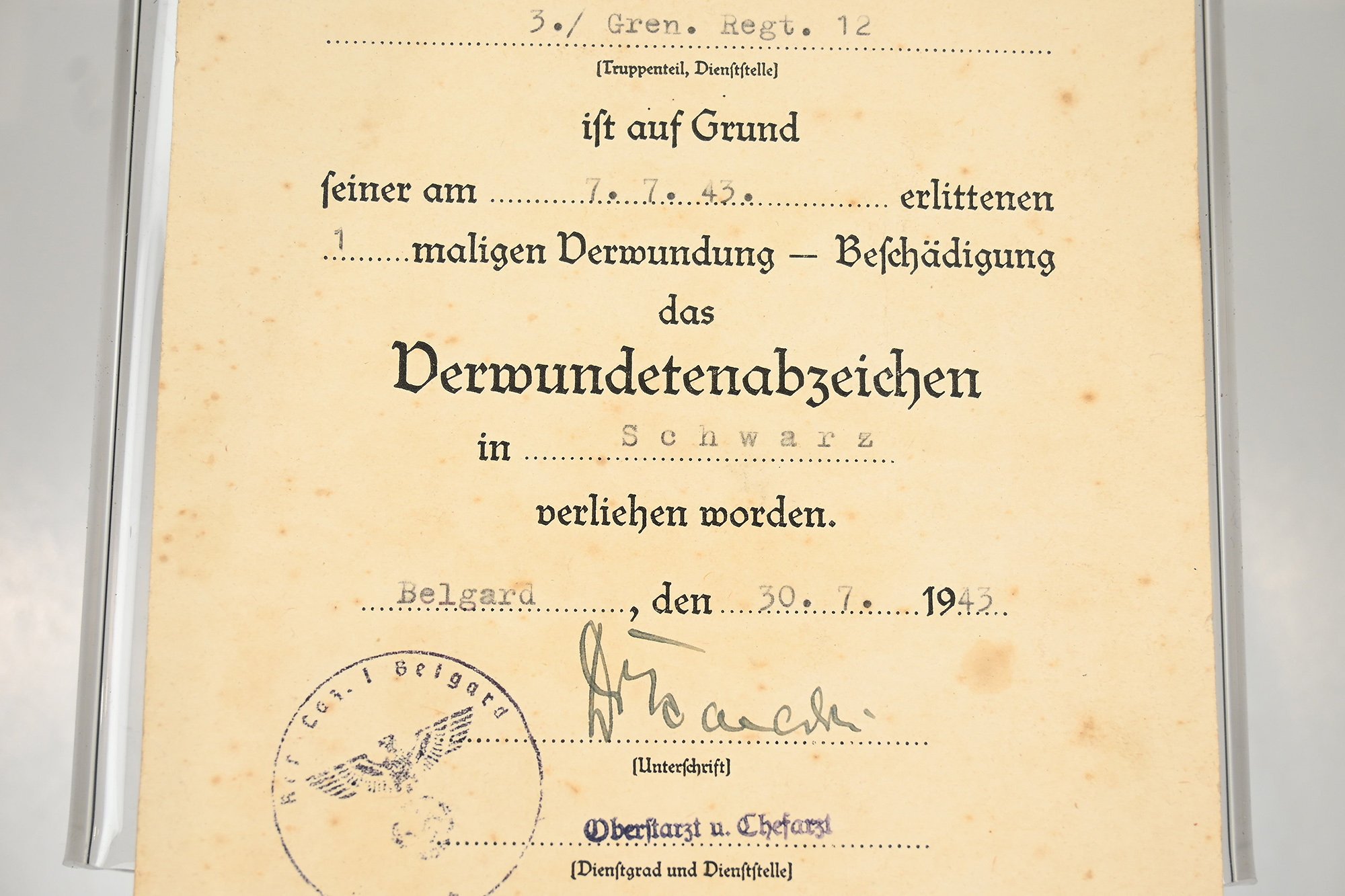 certificate of abuse abzeichen black