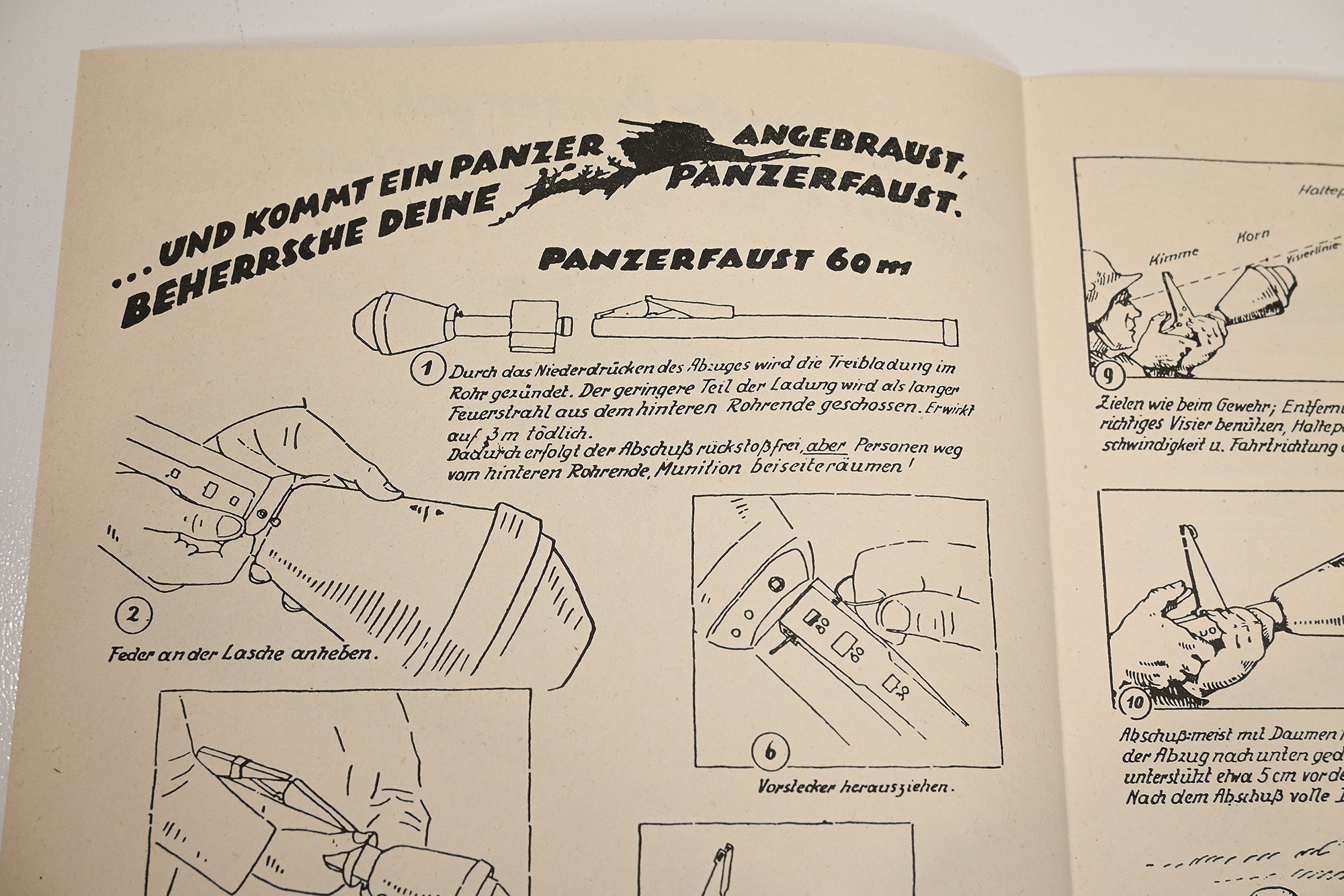 manual for the panzerfaust