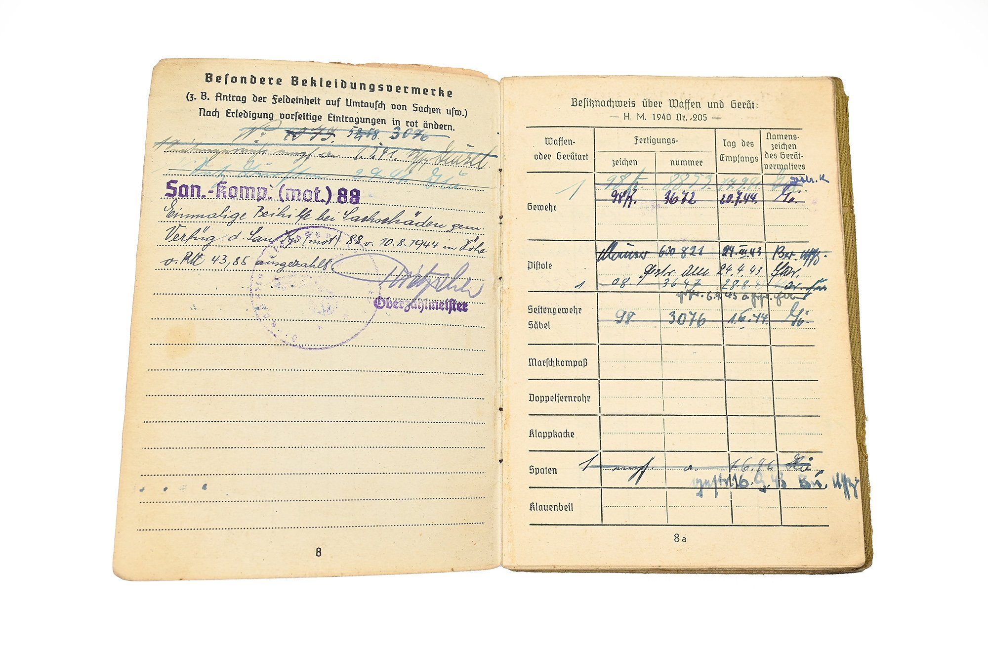 soldbuch simon federhofer sanitaiter