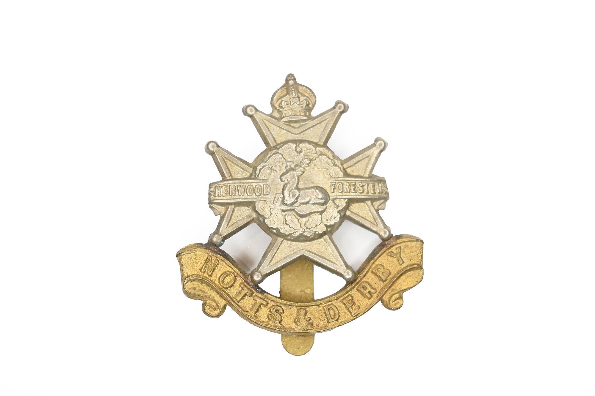 beret badge of The Sherwood Foresters