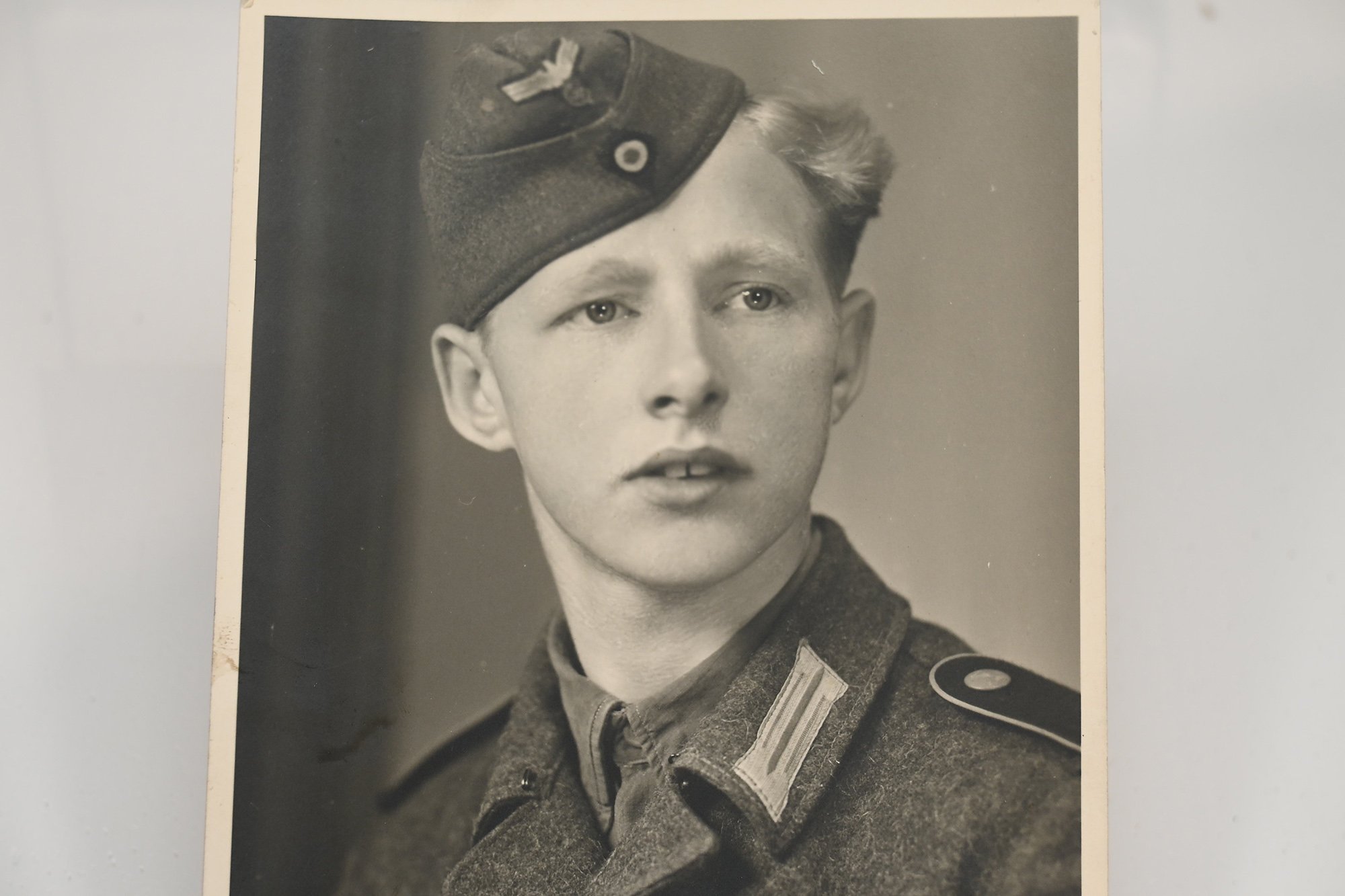postcard German young soldier 1944