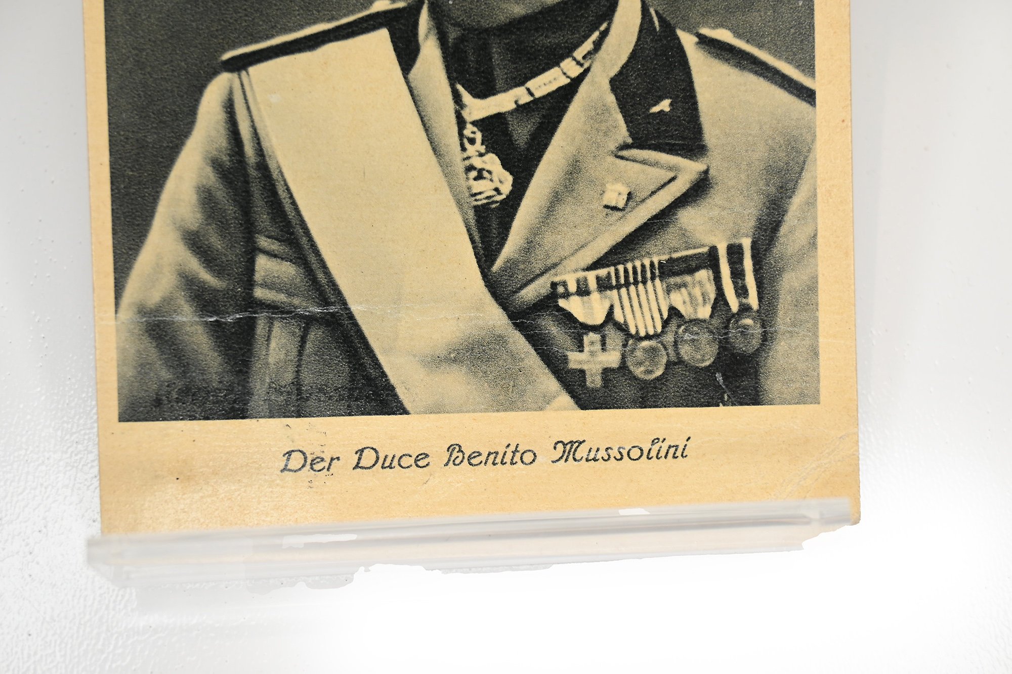 postcard of the duce