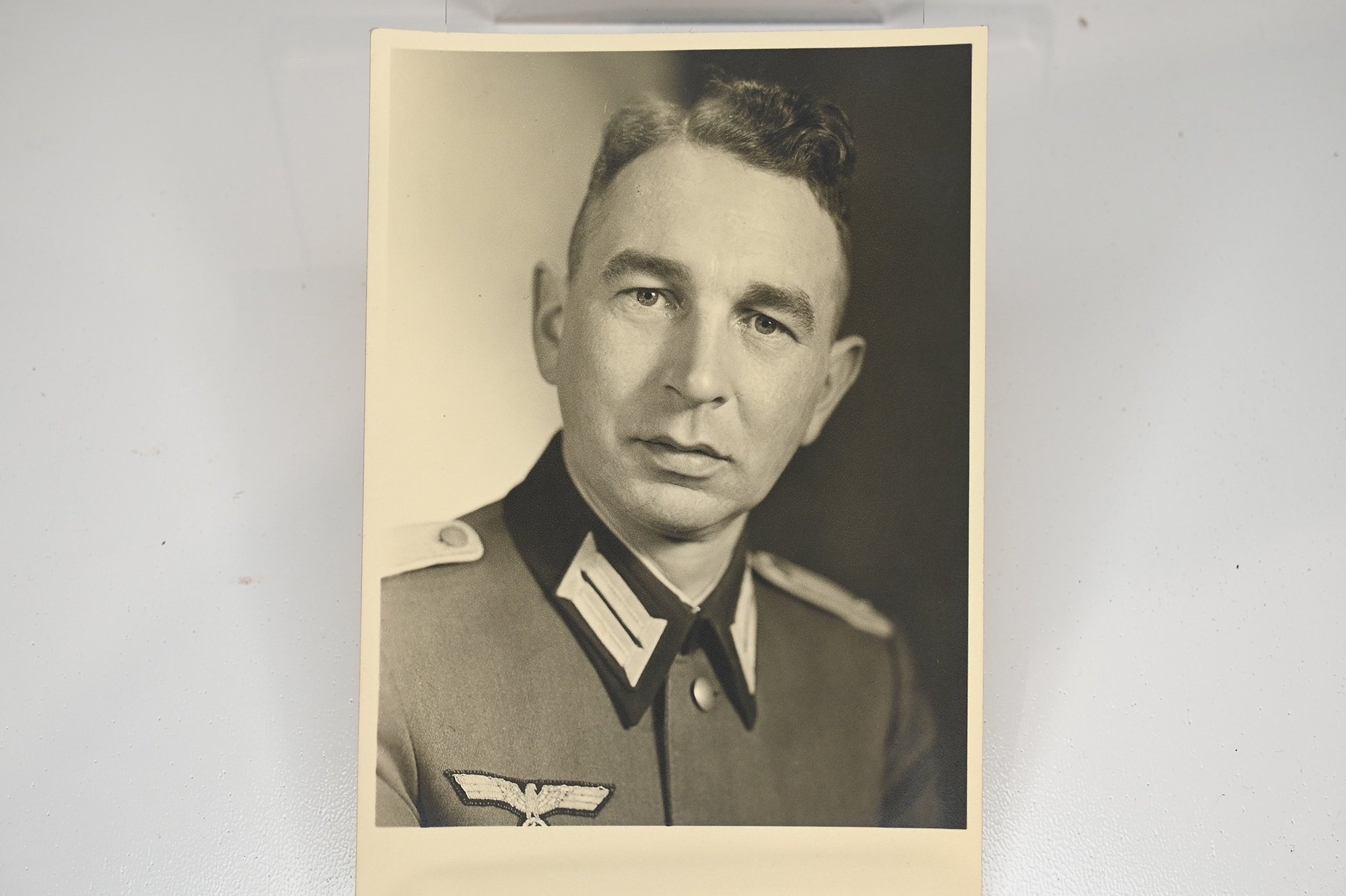 german leutnant postcard.