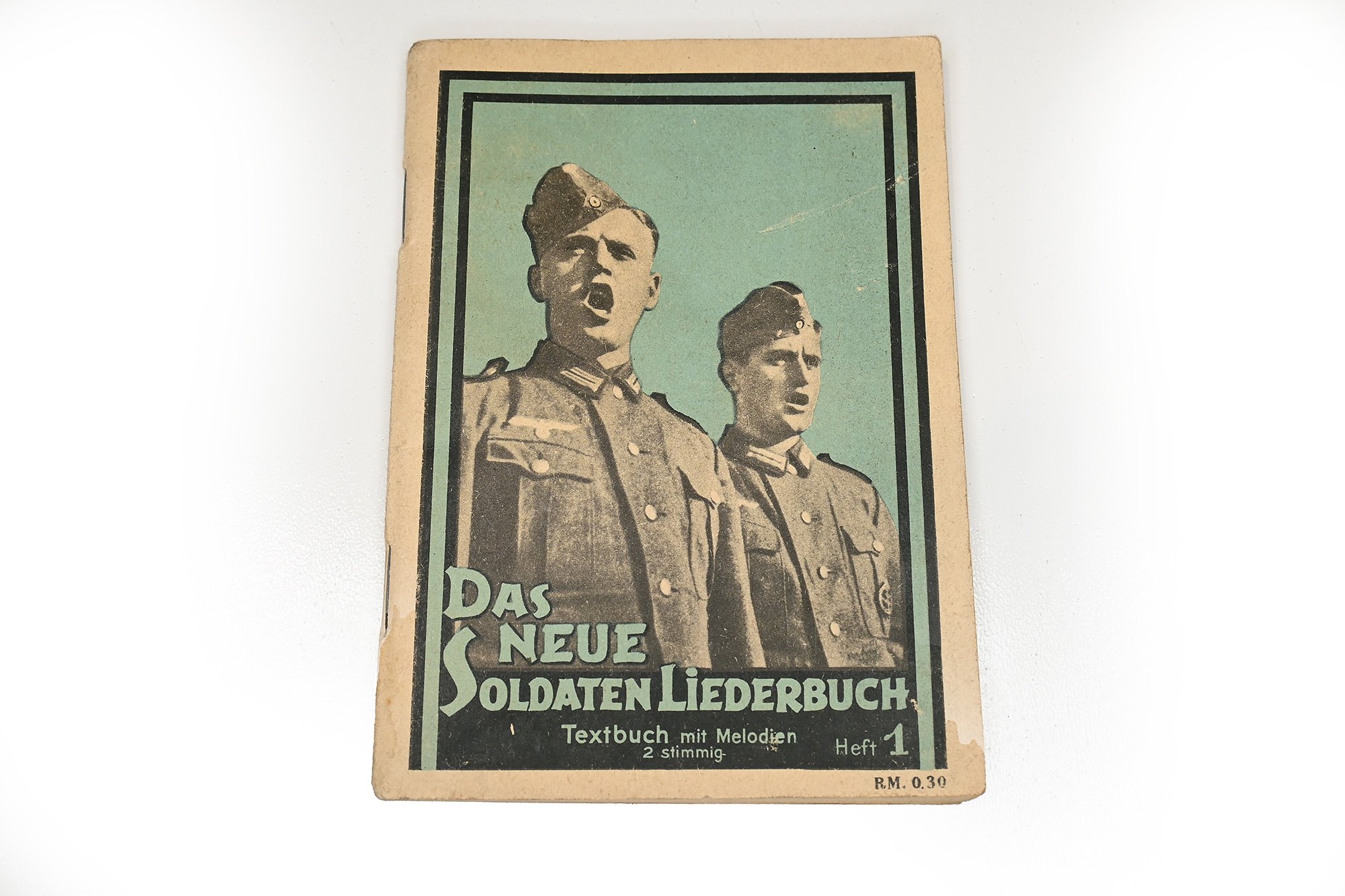 set of 3 German soldiers songbooks