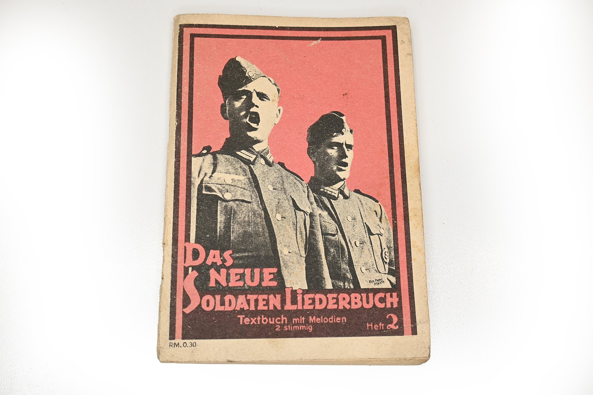 set of 3 German soldiers songbooks