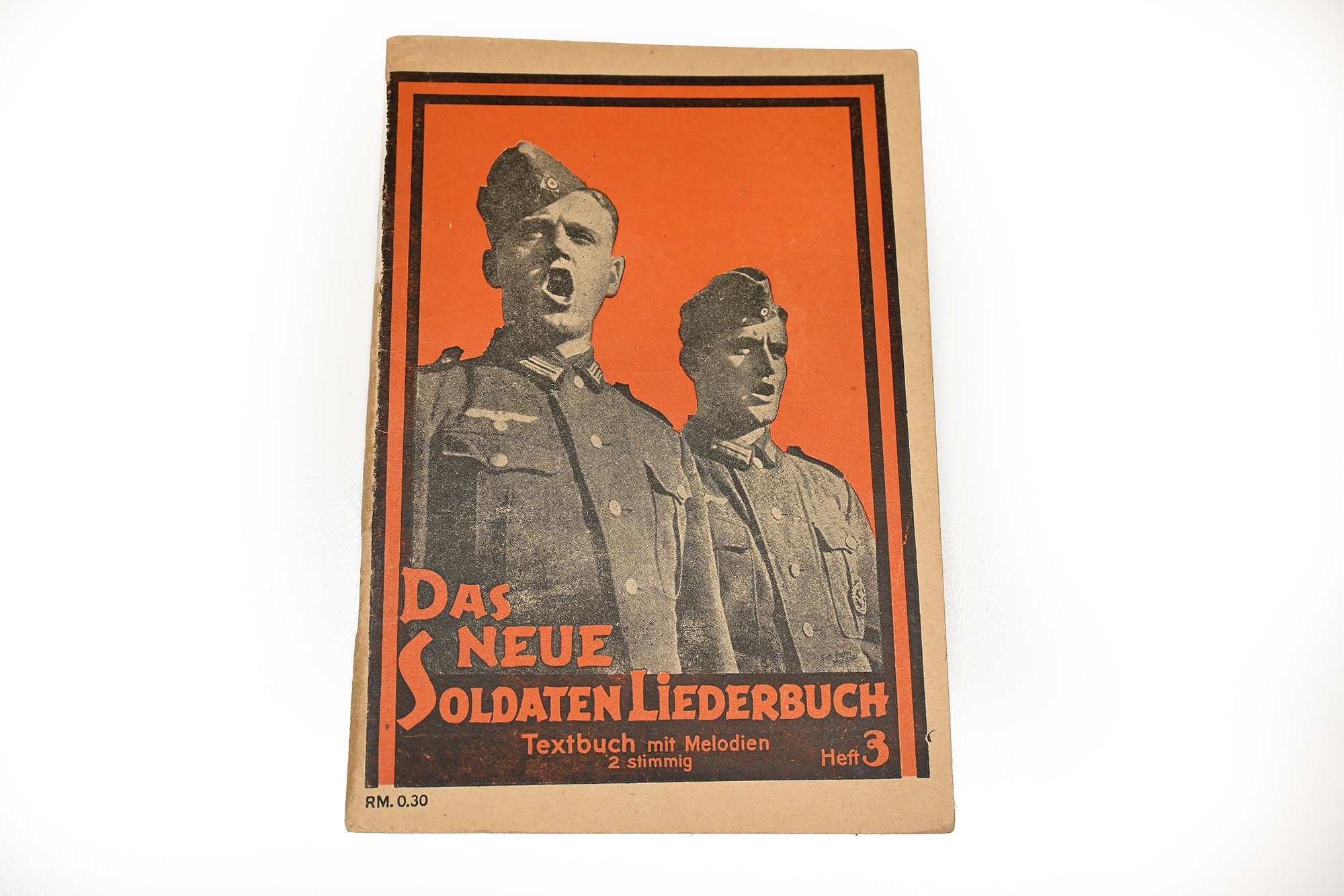 set of 3 German soldiers songbooks