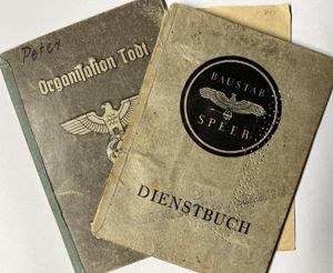 'Diensbuch' O.T. - 'Baustab Speer' - Peter