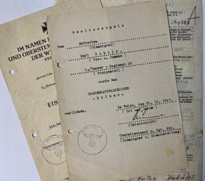 Citation set - WH (Heer) - 26.Pz.Div. - Scholz