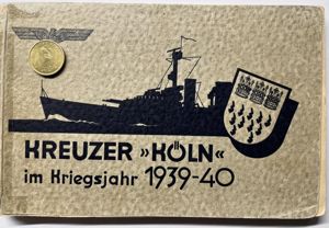 Cruiser 'Köln' commemorative book - 1939-40