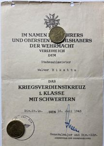 Citation - WH (Heer) - 76.Inf.Div. - Miketta