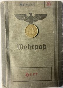 Wehrpass - WH (Heer) - Fspr.Betr.Kp.z.b.V.644 - Hensel