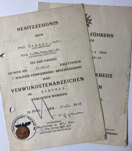 Citation set - WH (Heer) -12.Pz..Div. - Behnke