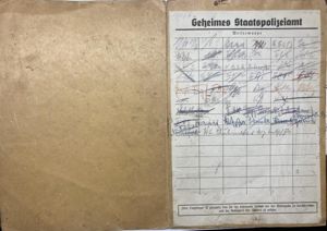 'Geheimes Staatspolizieamt' folder