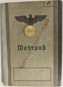 Wehrpass - WH (Heer) - schw.Werfer Rgt.1 - Oezko
